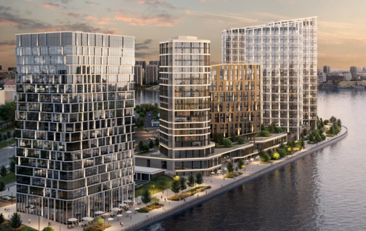 Новый бизнес-центр возвели на берегу Москвы-реки Новый бизнес-центр возвели на берегу Москвы-реки