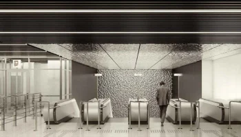 На строящейся станции метро «Народное Ополчение» смонтировали эскалаторы