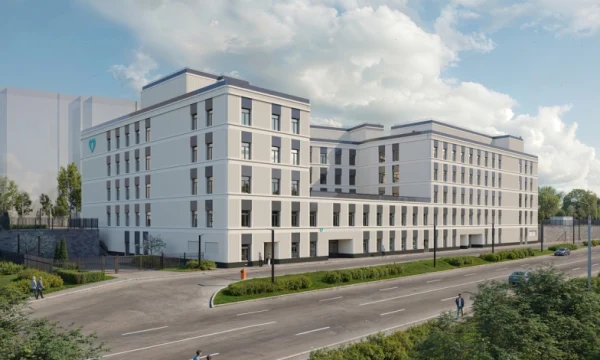 Владимир Ефимов: готовность строящейся детско-взрослой поликлиники в Некрасовке составляет 80 процентов