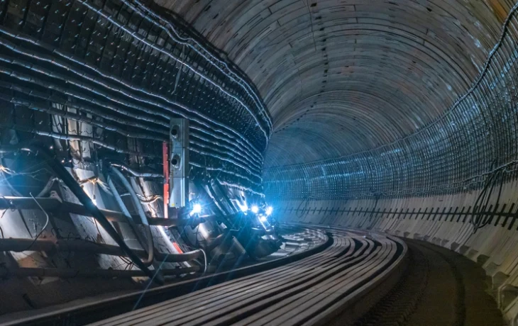 Владимир Ефимов: на станции &laquo;Достоевская&raquo; соединили обходной тоннель с камерой перепуска движения