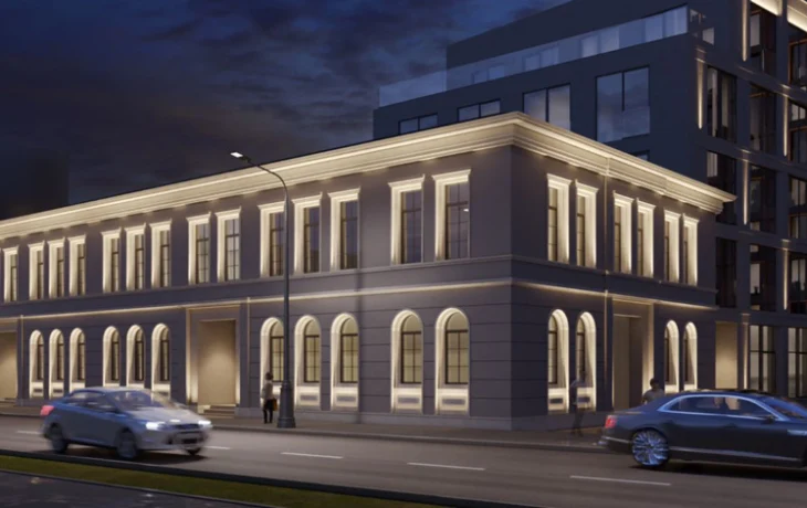 Фасады жилого комплекса в Замоскворечье украсят более 1600 светильников