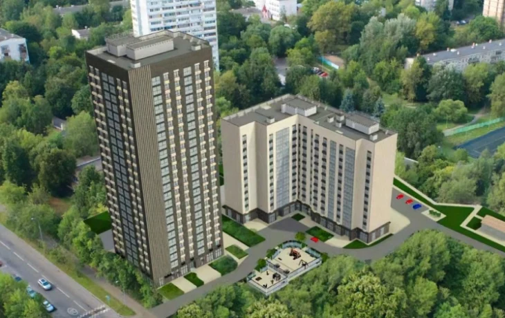 Завершается монтаж фасадов новостройки по реновации в районе Зюзино