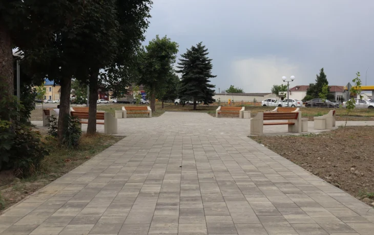 Благоустройство сквера в Нарткале: новый облик городской территории