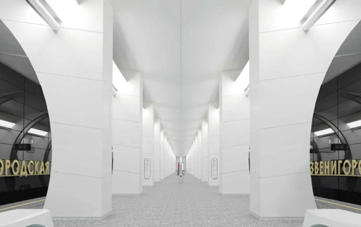 Владимир Ефимов: строительство станции метро &laquo;Звенигородская&raquo; завершено более чем на две трети