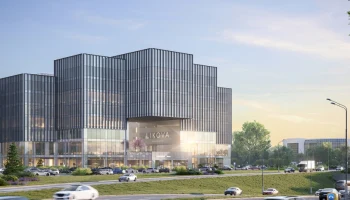 Монолитный каркас будущего делового центра в районе Внуково готов на 90%