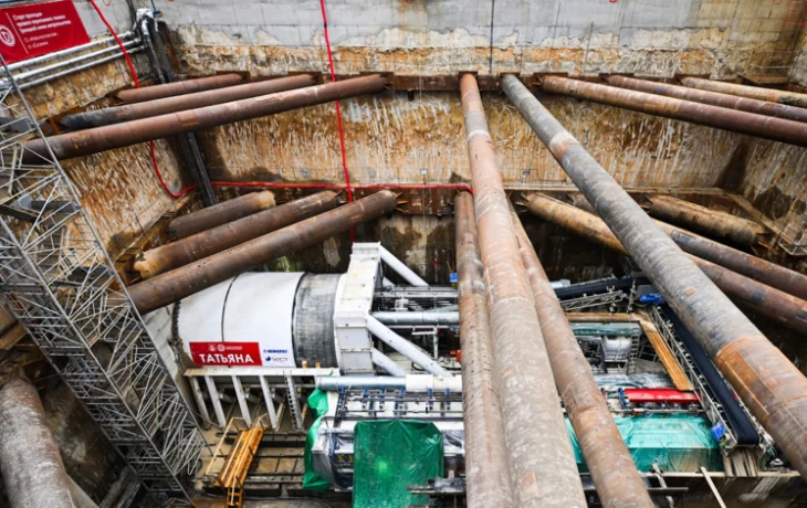 Сергей Собянин: на Троицкой линии метро началась проходка второго тоннеля от &laquo;Новомосковской&raquo; до станции &laquo;Сосенки&raquo;