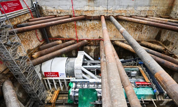 Сергей Собянин: на Троицкой линии метро началась проходка второго тоннеля от «Новомосковской» до станции «Сосенки» Сергей Собянин: на Троицкой линии метро началась проходка второго тоннеля от «Новомосковской» до станции «Сосенки»