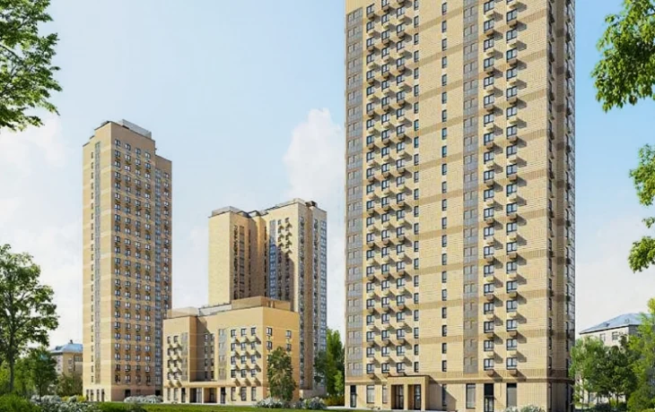 Началось строительство надземной части дома по реновации на 480 квартир в Покровском-Стрешневе