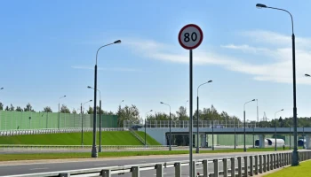 Собянин: участок дублера Калужского шоссе построен почти на 40%