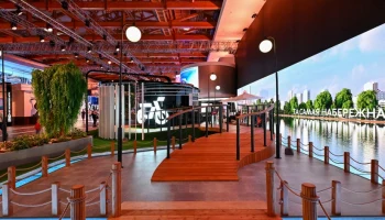 Инсталляция набережной Москвы-реки представлена на выставке в Манеже