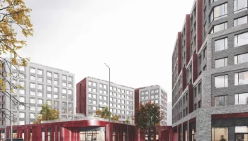 Жилой комплекс в красно-серой гамме появится в Даниловском районе