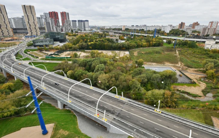 Собянин: открылся прямой выезд с Мосфильмовской улицы на Южную рокаду