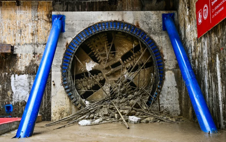 Сергей Собянин: пройден первый тоннель между станциями метро «Новомосковская» и «Сосенки» Сергей Собянин: пройден первый тоннель между станциями метро «Новомосковская» и «Сосенки»