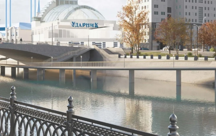 Сергей Собянин: стартовало возведение пешеходного моста на Болотной набережной