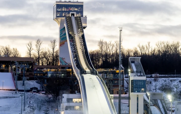Сергей Собянин: открыт Большой лыжный трамплин на Воробьевых горах