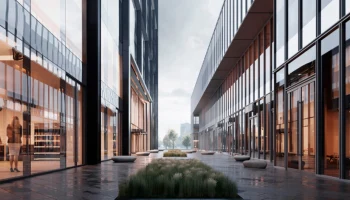 Готов монолит торговой галереи у метро «Дмитровская» в рамках проекта КРТ