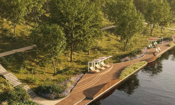 Владимир Ефимов: реконструкция Карамышевской набережной выполнена на 15 процентов Владимир Ефимов: реконструкция Карамышевской набережной выполнена на 15 процентов