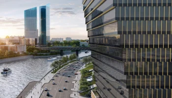 Монолит бизнес-центра в ММДЦ «Москва-Сити» возводится на уровне пятого этажа