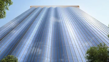 Около 12 тыс. «квадратов» стекла используют при оформлении фасадов бизнес-центра в районе Басманный