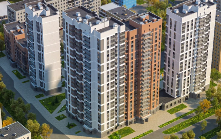 На Краснодарской улице ведется обустройство фасадов дома по программе реновации на 524 квартиры