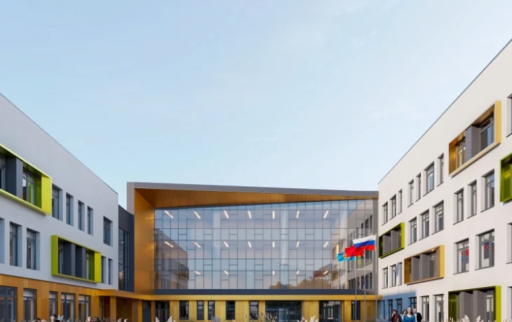 Готов монолит школы на 800 мест на Дмитровском шоссе Готов монолит школы на 800 мест на Дмитровском шоссе