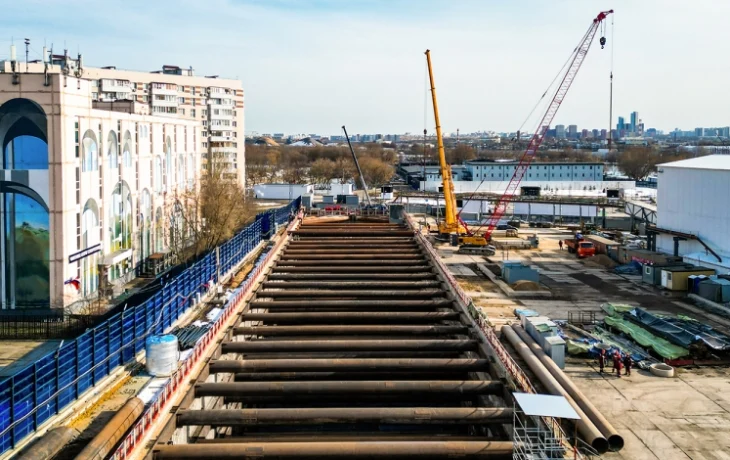 Владимир Ефимов: завершена разработка котлована будущей станции &laquo;Кленовый бульвар&raquo; Бирюлевской линии метро