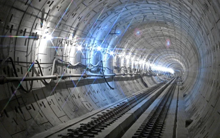 Самый длинный подводный тоннель московского метро строят на Рублево-Архангельской линии &ndash; мэр
