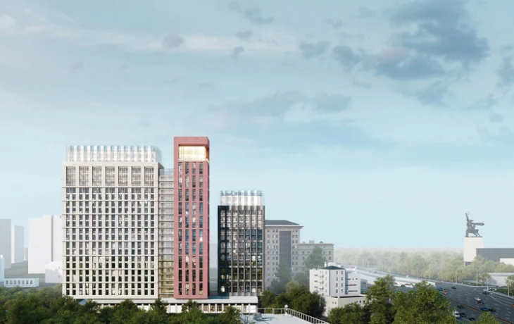 Жилой комплекс с фасадами в пастельной гамме появится в районе Алексеевский