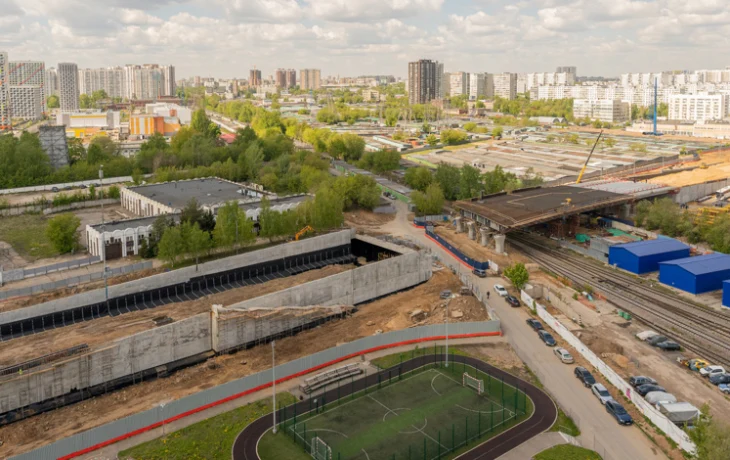 Собянин рассказал о сооружении дорог от МСД до Юрловского проезда