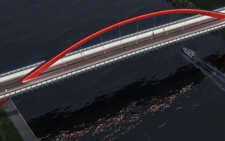 Владимир Ефимов: завершен подготовительный этап строительства пешеходного моста в сторону Филевского Парка