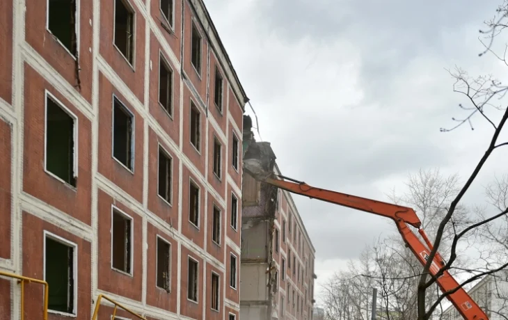 60 домов на юге столицы демонтировали в рамках реновации по технологии &laquo;умный снос&raquo;