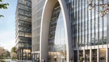 Бизнес-центр с выразительными арками появится в Мнёвниковской пойме