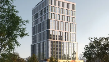 В основу архконцепции бизнес-центра в районе Солнцево заложен образ утеса