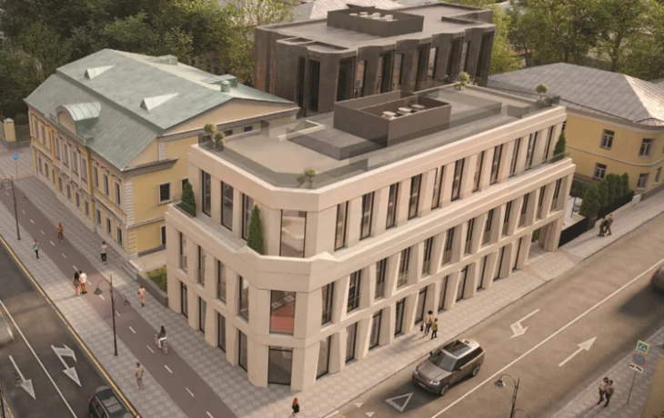 Одобрена архитектура малоэтажного офисного комплекса в центре Москвы
