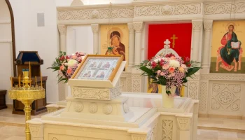 Иконостас в храме на площади у станции Бутово МЦД-2 установят осенью
