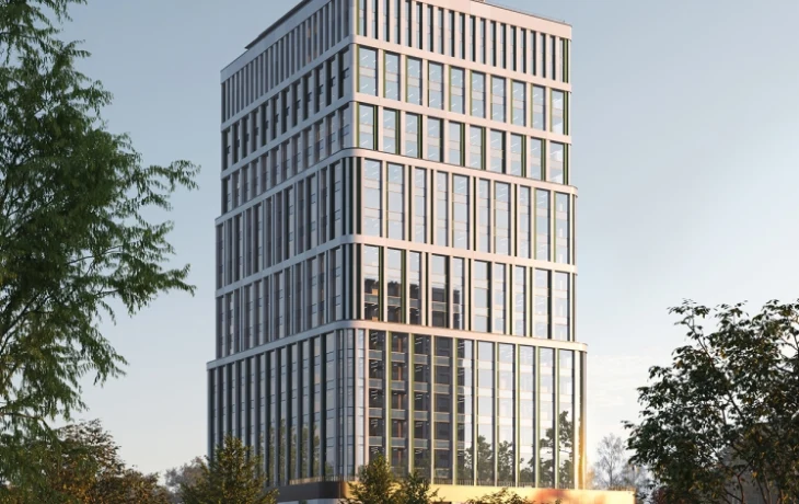 В основу архконцепции бизнес-центра в районе Солнцево заложен образ утеса