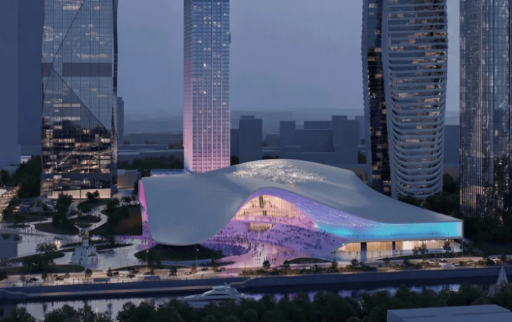 Владимир Путин и Сергей Собянин дали старт строительству национального центра «Россия» Владимир Путин и Сергей Собянин дали старт строительству национального центра «Россия»