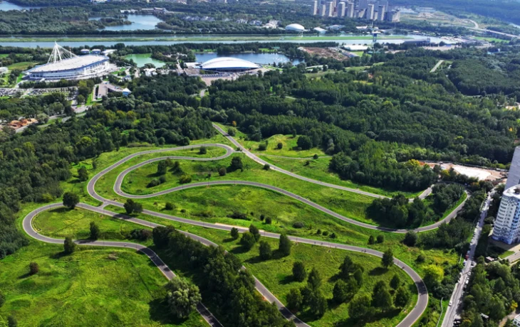 Завершен первый этап благоустройства парка «Крылатские холмы» и олимпийской велотрассы – мэр Завершен первый этап благоустройства парка «Крылатские холмы» и олимпийской велотрассы – мэр