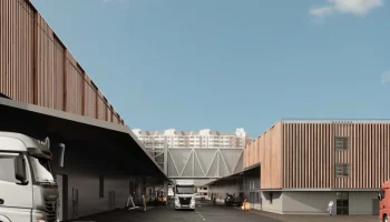 Трехэтажный паркинг в районе Люблино оформят ламелями с текстурой под дерево