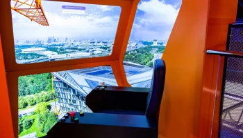 На выставке «Та самая Москва» представлен симулятор башенного крана