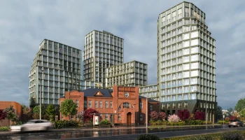 Дом с изумрудными фасадами в стиле новой парковой архитектуры построят в Москве