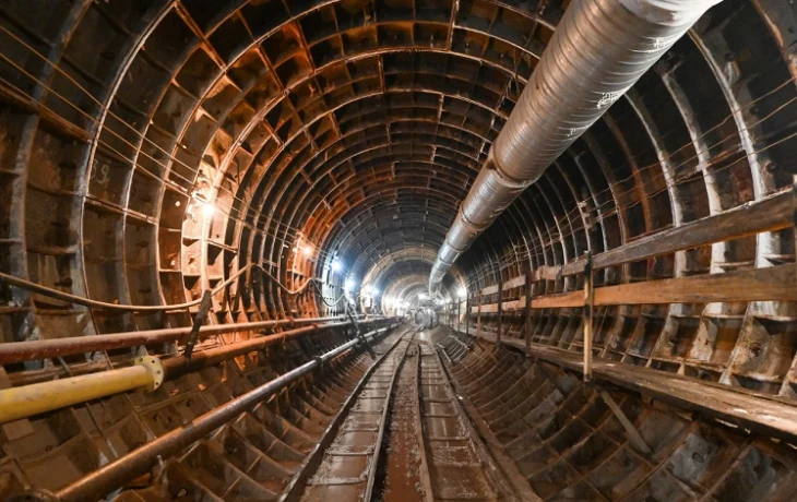 Собянин: станция метро &laquo;Достоевская&raquo; Кольцевой линии готова на 35%