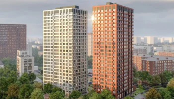 На севере столицы ведется разработка котлована для возведения дома по реновации