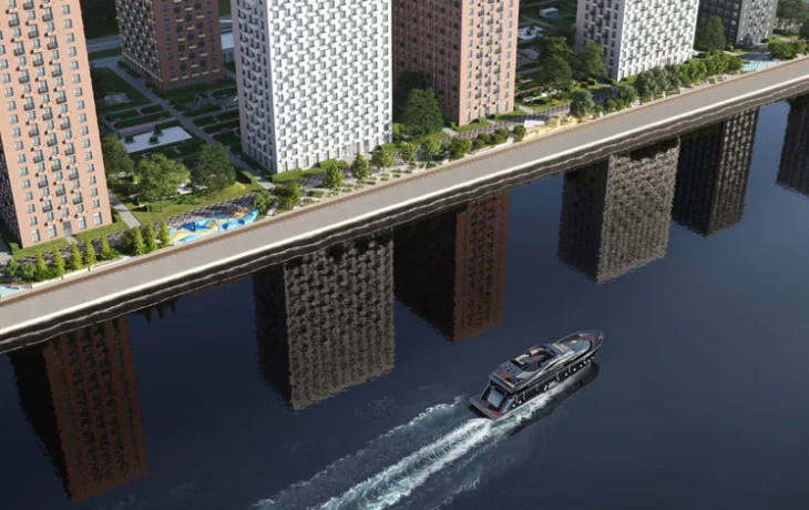 Владимир Ефимов: реконструкция набережной &laquo;Западный порт&raquo; завершена почти на 75 процентов