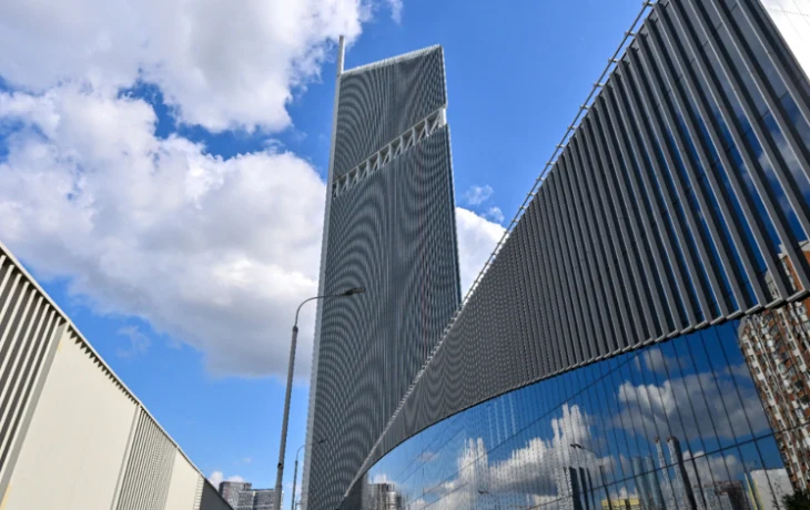 При строительстве Национального космического центра использовали более 180 тыс. кубометров железобетона