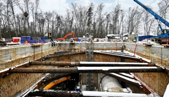 Владимир Ефимов: на строящейся станции &laquo;Сосенки&raquo; Троицкой линии метро началась разработка грунта