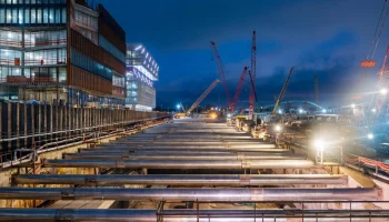 Владимир Ефимов: основные конструкции будущей станции метро &laquo;Рублево-Архангельское&raquo; готовы почти на 70 процентов