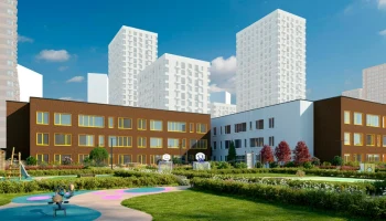 Детский сад с бассейном на Волоколамском шоссе построен более чем на 70%