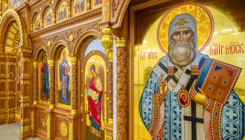 Завершается чистовая отделка второго этажа храма на Берёзовой аллее