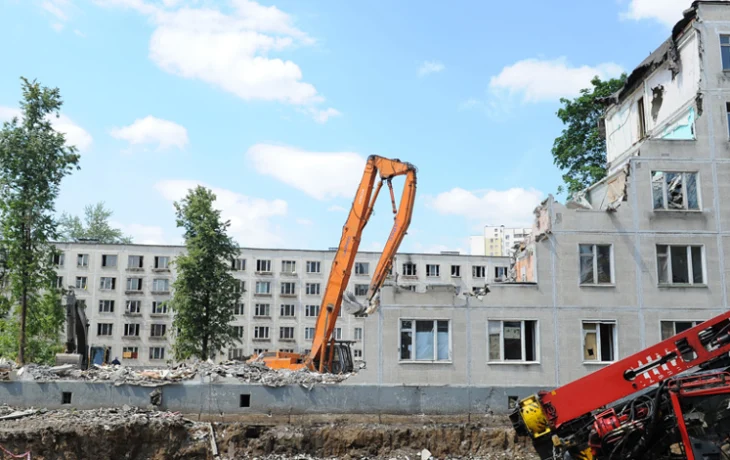 В Новой Москве снесли более 20 домов в рамках реновации с начала года